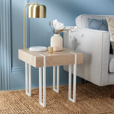 Safavieh Aberton End Table In Neutral