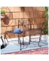 Safavieh Abia Tree Bench In Brown