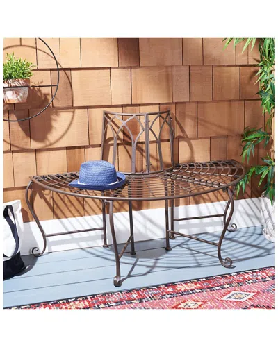 Safavieh Abia Tree Bench In Brown