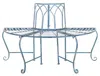 Safavieh Abia Wrought Iron 50-inch W Outdoor Tree Bench