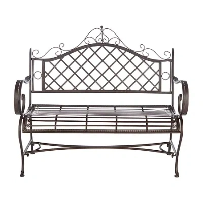 Safavieh Abner Patio Collection Bench In Brown