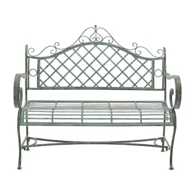 Safavieh Abner Patio Collection Bench In Green