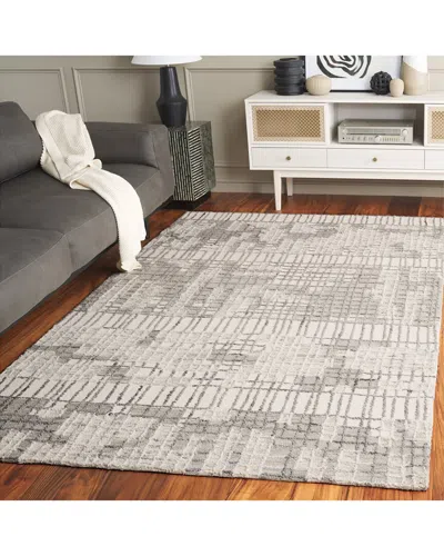 Safavieh Abstract Ashlight Hand-tufted Wool-blend Rug In Gray