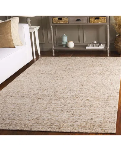 Safavieh Abstract Brunelle Hand-tufted Wool-blend Rug In Neutral