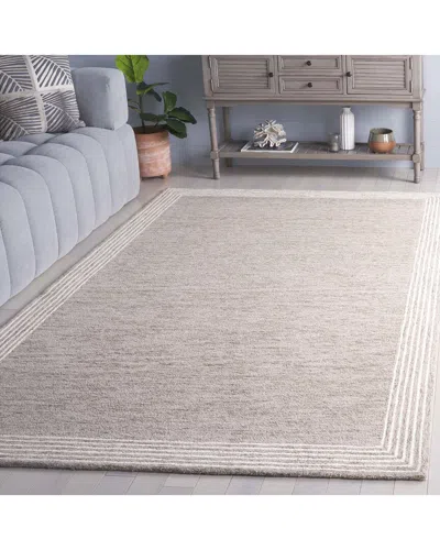 Safavieh Abstract Canvas Haze Hand-tufted Wool-blend Rug In Neutral