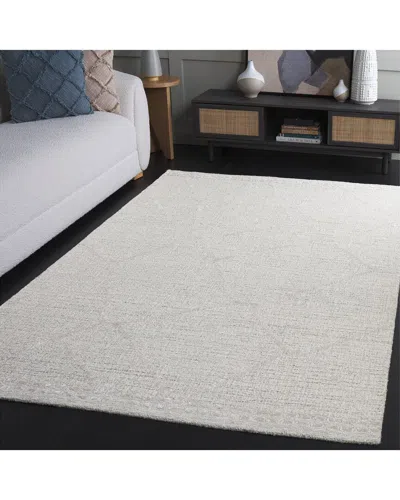 Safavieh Abstract Cloudwoven Hand-tufted Wool-blend Rug In Gray