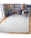 Safavieh Abstract Crayel Hand-tufted Wool-blend Rug In Gray