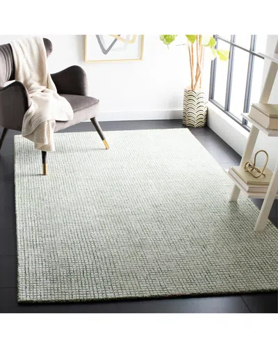 Safavieh Abstract Dyna Hand-tufted Wool-blend Rug In Green