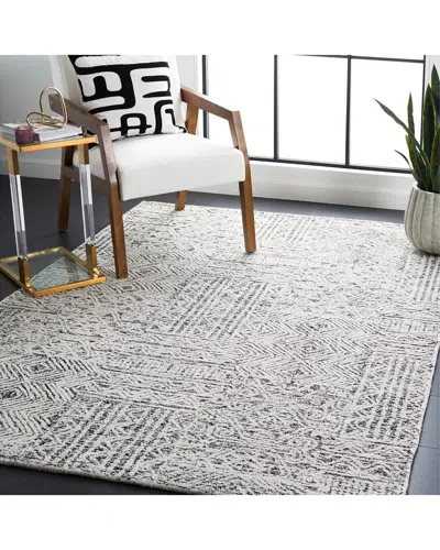 Safavieh Abstract Eclipsa Hand-tufted Wool Rug In White