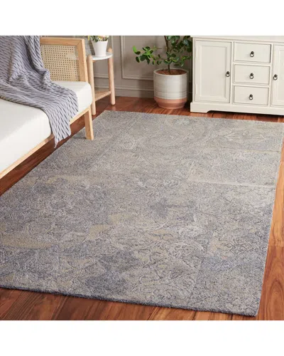 Safavieh Abstract Greystone Manor Hand-tufted Rug In Gray