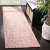 Safavieh Abstract Hand Made Area Rug, Beige / Rust Solid / Tonal Style Non-shedding In Red