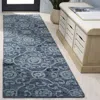 Safavieh Abstract Hand Made Area Rug, Blue Traditional Style Non-shedding In Blue