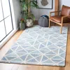 Safavieh Abstract Wavelle Hand-tufted Wool-blend Rug In Blue