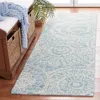 Safavieh Abstract Hand Made Area Rug, Ivory / Blue Transitional Style Non-shedding In Blue