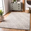 Safavieh Abstract Hand Made Area Rug, Ivory / Denim Transitional Style Non-shedding