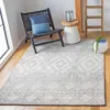 Safavieh Abstract Whispen Hand-tufted Wool-blend Rug In Gray