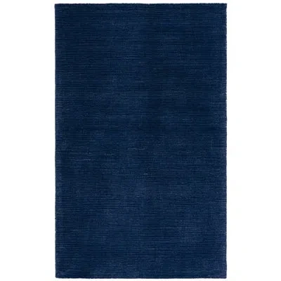 Safavieh Abstract Hand Tufted Wool; Cotton Abstract Indoor Rug In Navy,blue