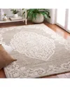 Safavieh Abstract Hazedrift Hand-tufted Wool Rug With Cotton Cloth Backing In Neutral