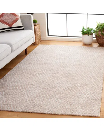 Safavieh Abstract Kaela Hand-tufted Wool-blend Rug In Brown