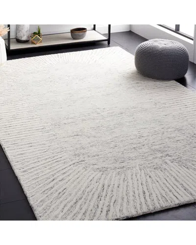 Safavieh Abstract Lunella Hand-tufted Wool-blend Rug In White