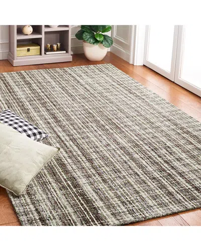 Safavieh Abstract Luneth Hand-tufted Wool-blend Rug In Gray