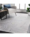 Safavieh Abstract Marbella Hand-tufted Wool-blend Rug In Gray