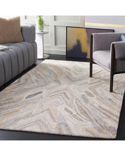 Safavieh Abstract Minerique Hand-tufted Rug In Brown