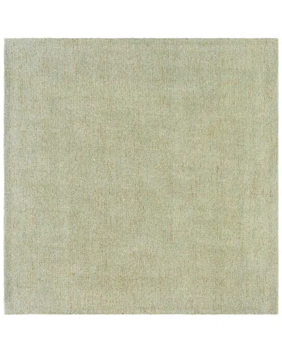 Safavieh Abstract Mossfield Hand-tufted Wool-blend Rug In Green