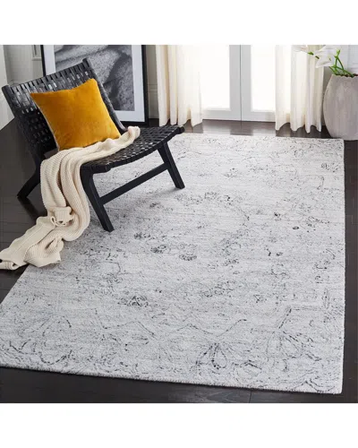 Safavieh Abstract Noirveil Hand-tufted Wool-blend Rug In White