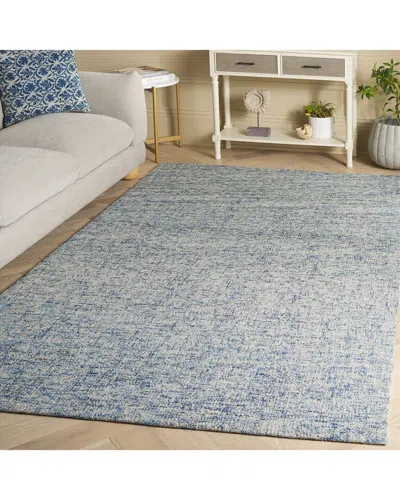 Safavieh Abstract Ocearock Hand-tufted Wool-blend Rug In Blue