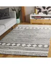 Safavieh Abstract Ravena Hand-tufted Wool-blend Rug In Gray