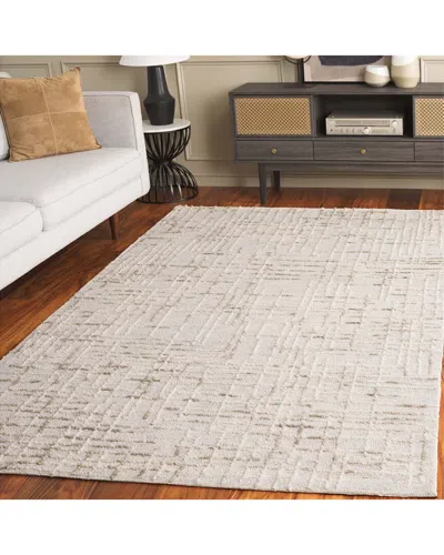 Safavieh Abstract Sage Drift Hand-tufted Wool-blend Rug In Neutral