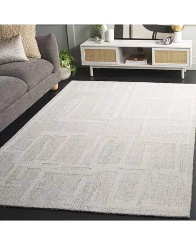 Safavieh Abstract Sage Loom Hand-tufted Wool Rug In White