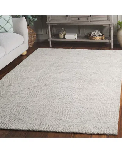 Safavieh Abstract Sage Whisper Hand-tufted Wool Rug In Neutral
