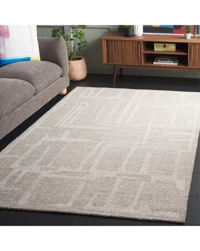 Safavieh Abstract Sandy Loom Hand-tufted Wool Rug In Neutral