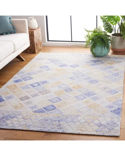 Safavieh Abstract Sunmist Blue Hand-tufted Rug