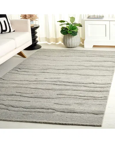 Safavieh Abstract Tarell Hand-tufted Wool-blend Rug In Gray
