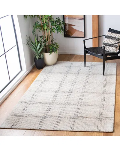 Safavieh Abstract Tuftal Hand-tufted Wool-blend Rug In Gray