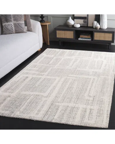 Safavieh Abstract Urban Loom Hand-tufted Wool Rug In Neutral