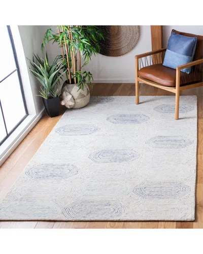 Safavieh Abstract Velori Hand-tufted Wool-blend Rug In Gray