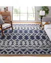 Safavieh Abstract Zircon Hand-tufted Wool Rug In Blue