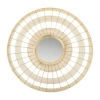 Safavieh Acton Brass Wall Mount Round Wall Mirror In Multi
