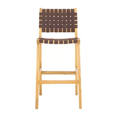 Safavieh Adah Bar Stool In Brown