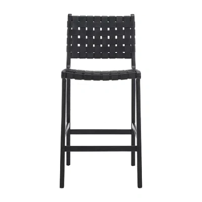 Safavieh Adah Counter Height Bar Stool In Black