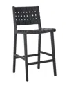 Safavieh Adah Leather Counter Stool