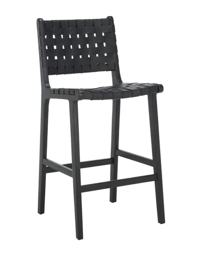 SAFAVIEH SAFAVIEH ADAH LEATHER COUNTER STOOL