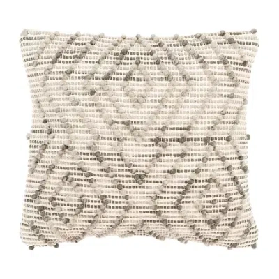 Safavieh Adalia Square Throw Pillow In Gray
