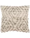 Safavieh Adalia Wool-blend Pillow In Grey