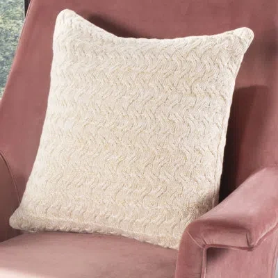 Safavieh Adara Knit Cotton Throw Pillow