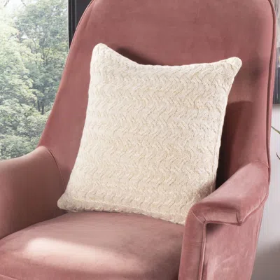 Safavieh Adara Knit Pillow In Neutral